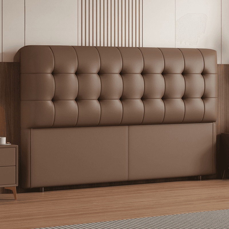Trendy Panel Headboard with No Distressing, Piled Tufted Rectangle Design for King/Queen/Full Bed, Featuring Sponge Upholstery and Standard Height - image 4