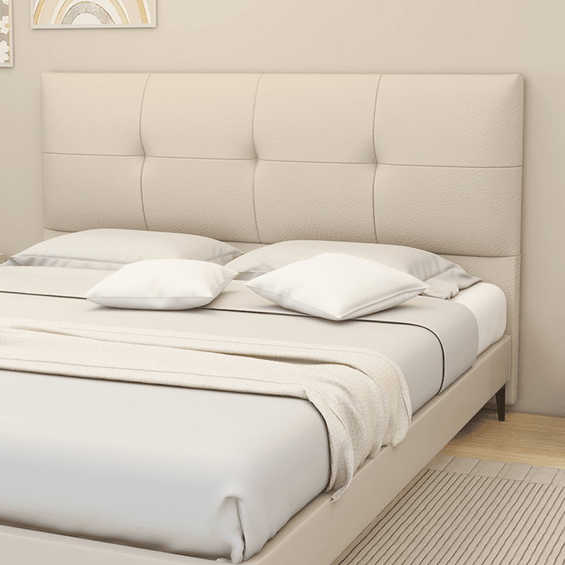 Simplistic Panel Headboard with No Distressing, Piled Tufted Design, Rectangular Shape for Queen/Full/Twin XL Bed, Featuring Sponge Upholstery and Standard Height - image 11