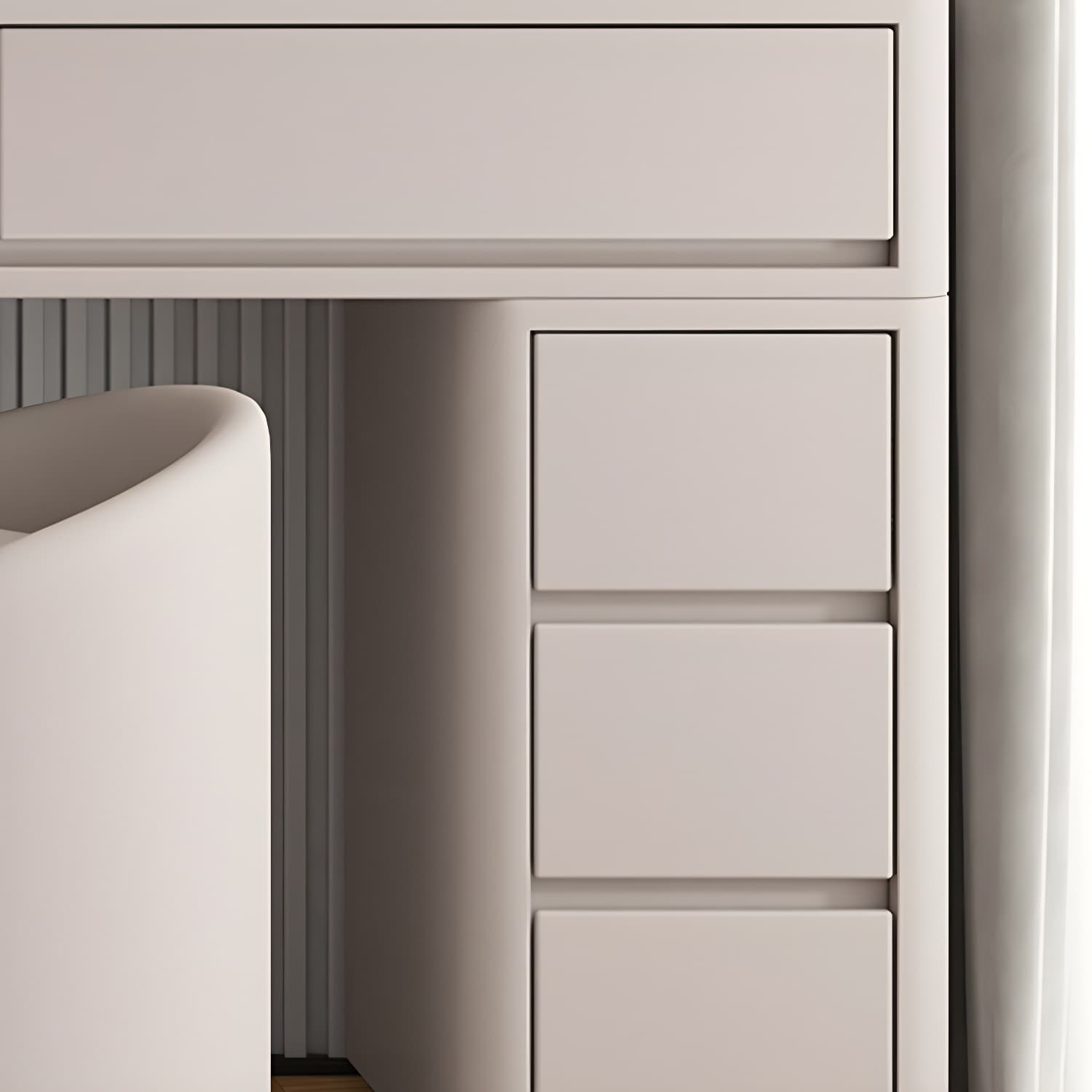 Large Wood Makeup Vanity with Stone Top and 11 Drawers - Organize Your Beauty Essentials - image 18
