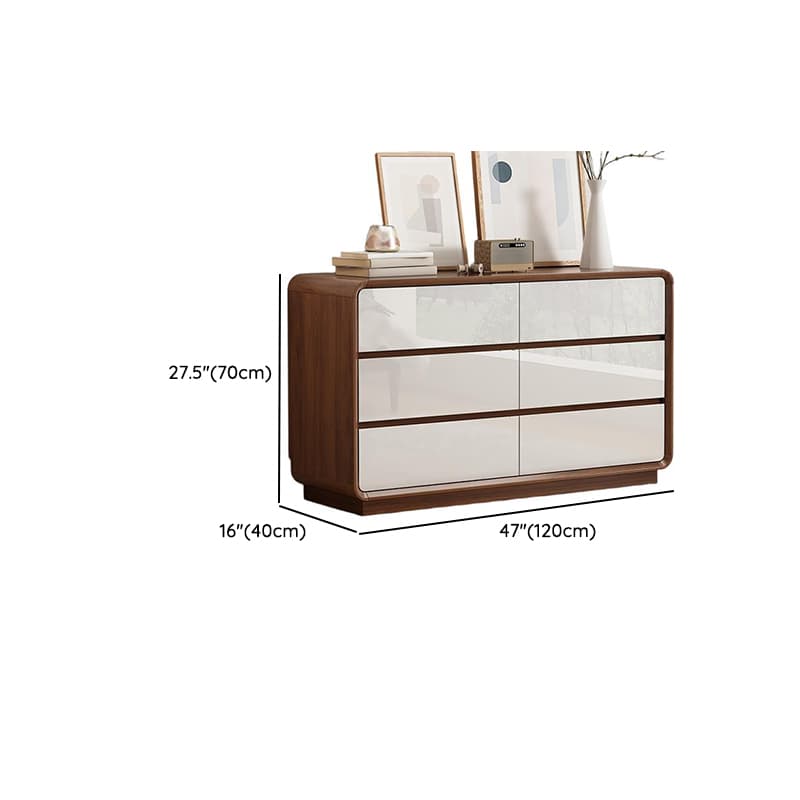 Retro Solid+Manufactured Wood Semainier for Sleeping Quarters, Horizontal/Vertical - image 11