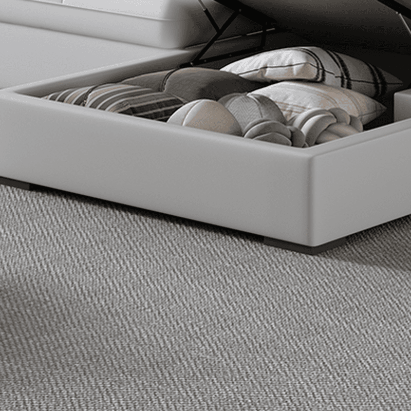 L-Shape/Straight Sofa/Sofa Chaise in Chalk with Under-seat-storage, Right Hand Facing/Horizontal Orientation, and Round Arm - image 8
