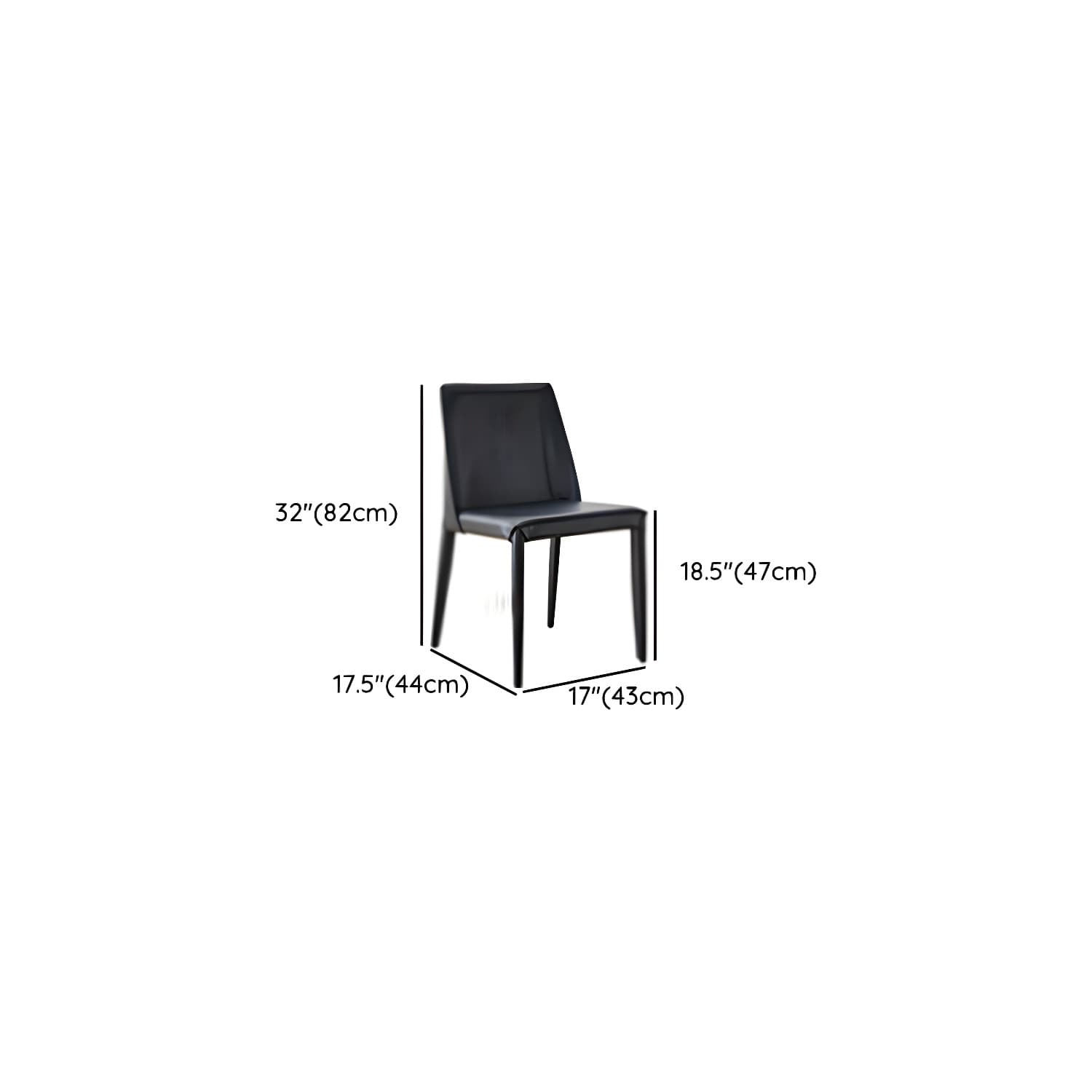 Elegant Industrial Style Dining Set in Black - 7 Piece with Metal Material - image 15