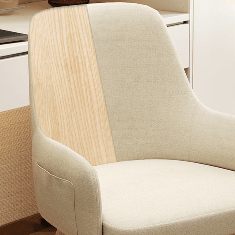 Rotatable/Non-Rotatable Steady Outlined Upholstered Arm Chair for Dinette with Solid Back and Foot Pads in a Modish Style - image 15