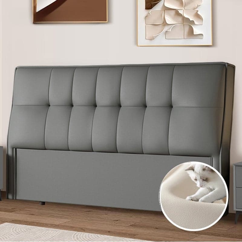 Simplistic Style Panel Headboard with No Distressing, Piled Tufted Rectangular Shape for Queen/Twin/Full Bed, Featuring Sponge Upholstery and Standard Height - image 3