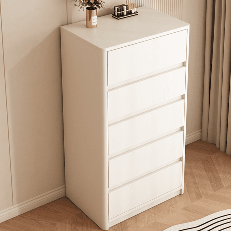 White Trendy Timber Console Dresser/Semainier with 6/8/3 Drawers in Horizontal/Vertical Orientation - image 4