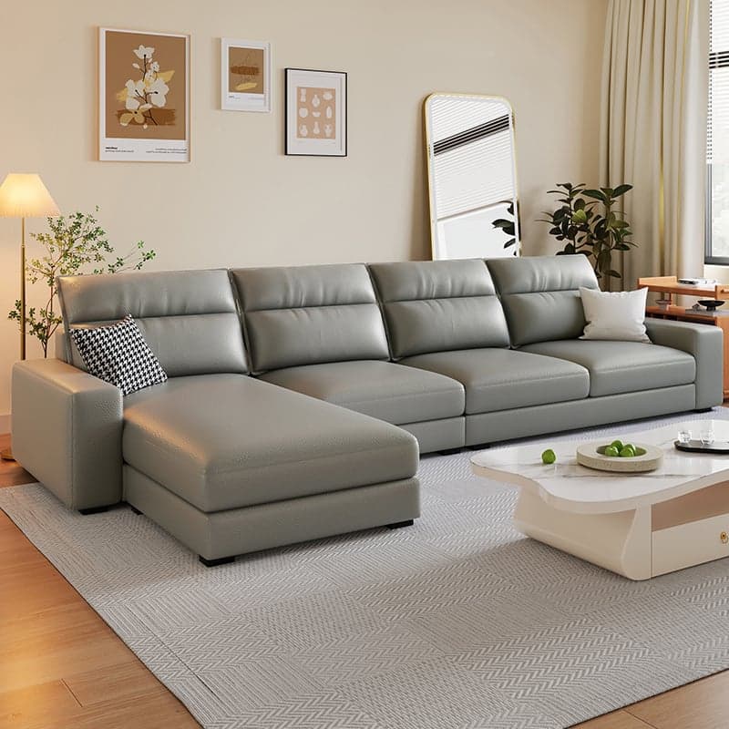 Modern Left L-Shape Latax/Sponge Cushioned Corner Sectional Parlor - image 5