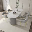 Table Base Color Grey/Gold