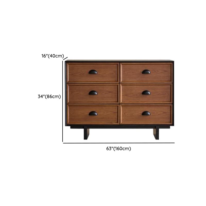 Cocoa Simplistic Reclaimed Wood Double Dresser/Lingerie Chest/Bachelor Chest with 6/8/9 Drawers, Horizontal/Vertical - image 24