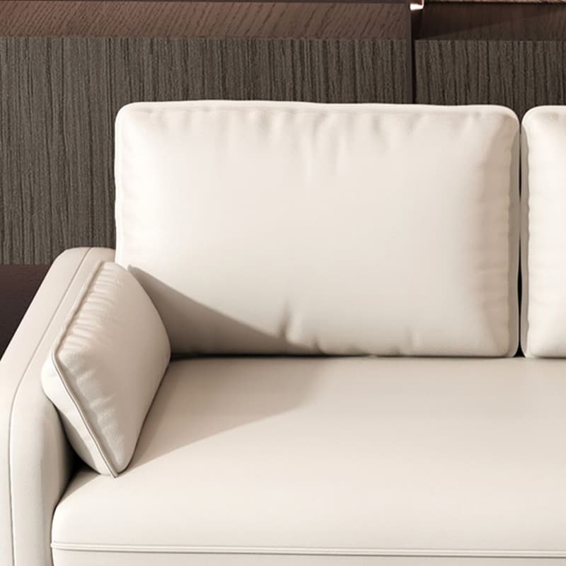 Modern Solid Color Loveseat with Square Arm and Wide Pillow Back for Living Spaces - image 13
