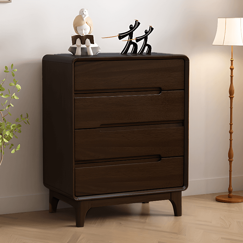 Trendy Walnut Wood Lingerie Chest/Double Dresser with 5/4/6 Drawers Vertical/Horizontal - image 3