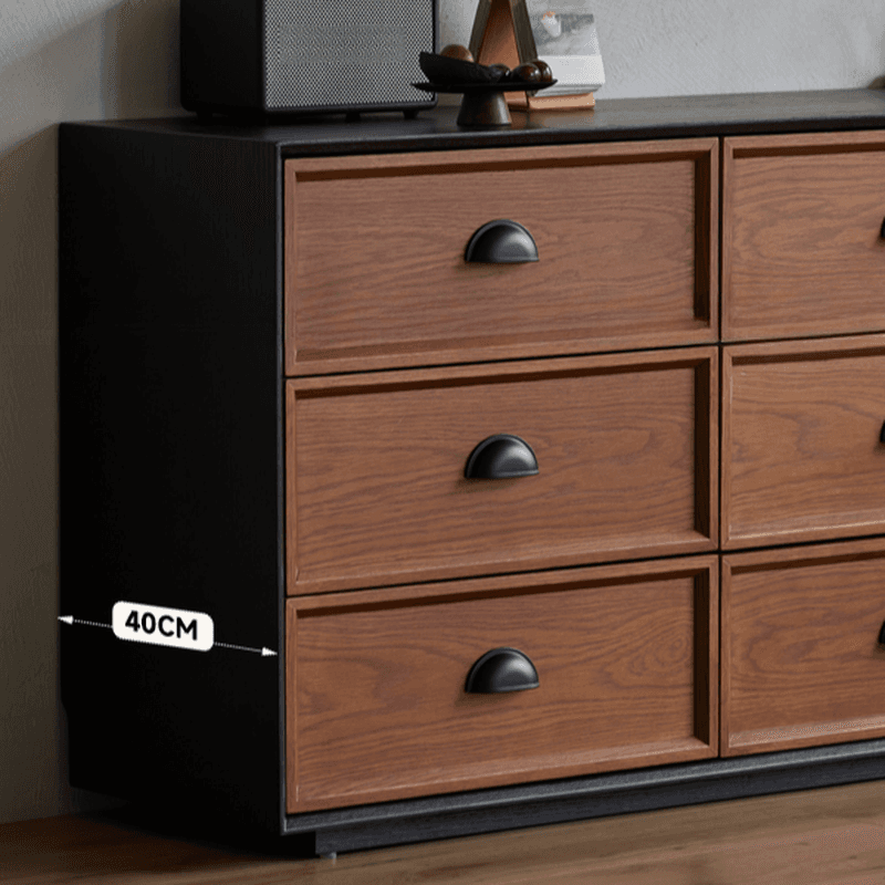 Cocoa Simplistic Reclaimed Wood Double Dresser/Lingerie Chest/Bachelor Chest with 6/8/9 Drawers, Horizontal/Vertical - image 8