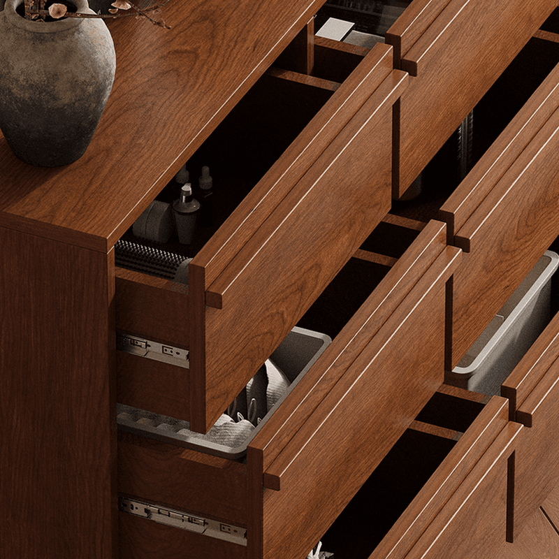 Cocoa Trendy Composite Wood Double Dresser/Lingerie Chest/Bachelor Chest with 5 Drawers/9 Drawers/6 Drawers in Vertical/Horizontal Orientation - image 6