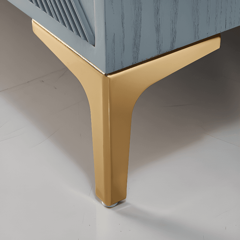 Glamorous Self-supporting Cerulean Accent Cabinet/Accent Chest for Drawing Room - image 10