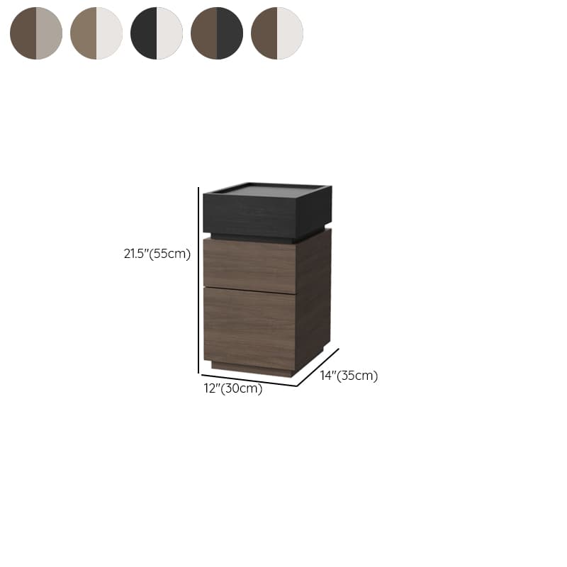 Modish Nightstand With Drawer Organization Featuring 3 Drawers and Laminate Countertop - image 10