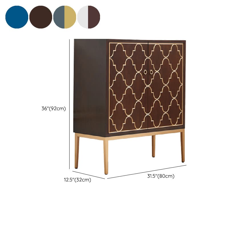 Art Deco Style Unattached Utility Cabinet with Cabinet Rings for Sitting Room - image 16