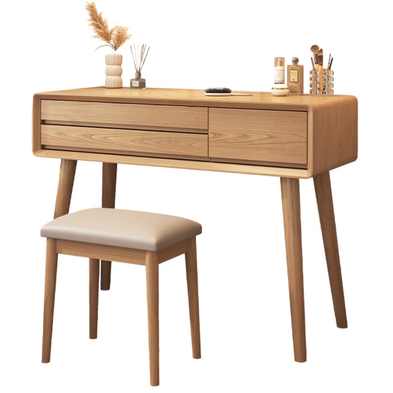 With Desk Antique No floating Push-Pull Makeup Vanity - image 14