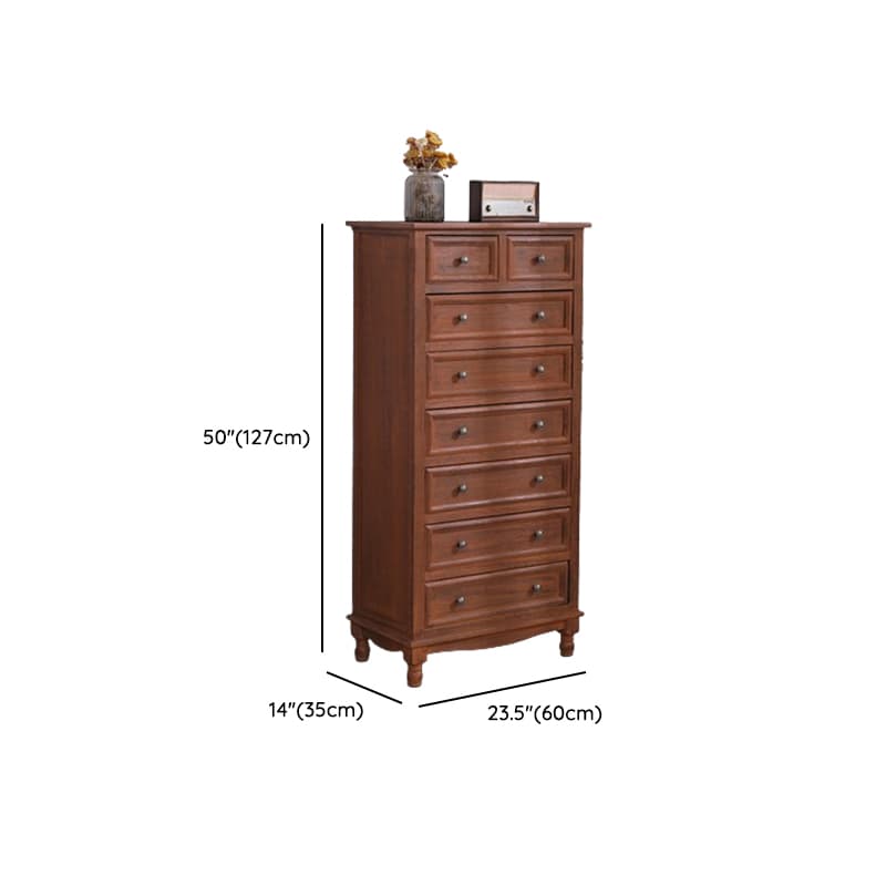 Traditional Wood Server in Espresso with 3 Drawers/4 Drawers/6 Drawers, Cabinet & One Internal Shelf/2 Shelves Included/Not Included - image 18