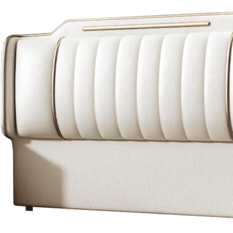 Simplistic Style Panel Headboard in Natural Wood with No Distressing, Rectangular Shape for Queen/Full/Twin XL Bed, Featuring Sponge Upholstery and Standard Height - image 14