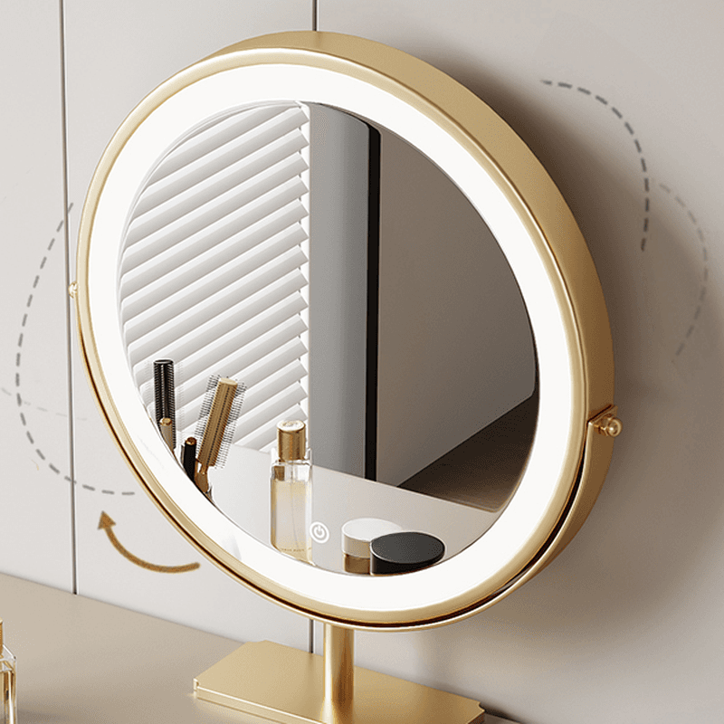 Illuminating Vanity Set with Adjustable Touch & Adjustable Brightness, with Desk - image 9