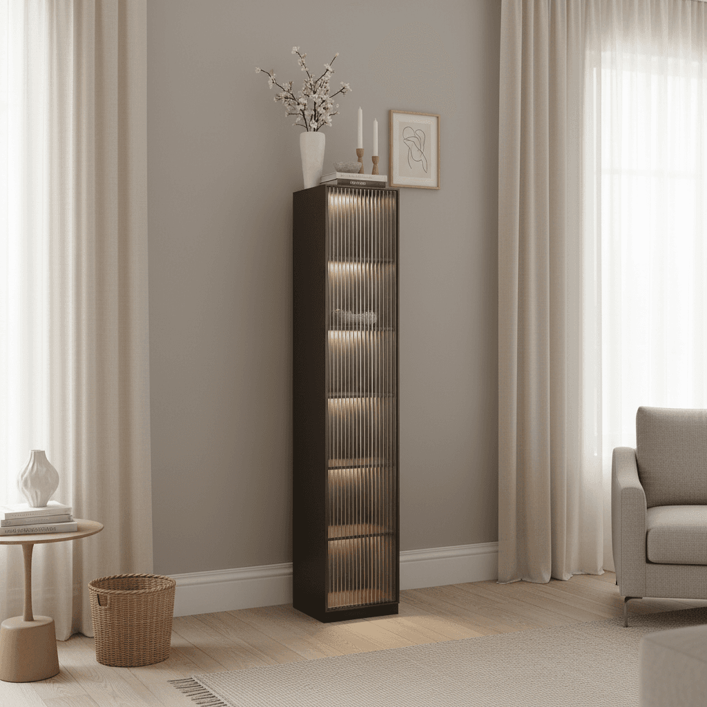 Trendy Sideboard with 3 Drawers, Cupboard, Wide/Standard/Narrow Sizes, 2/1 Shelves, Cabinets, and Glass-panel Door - image 38