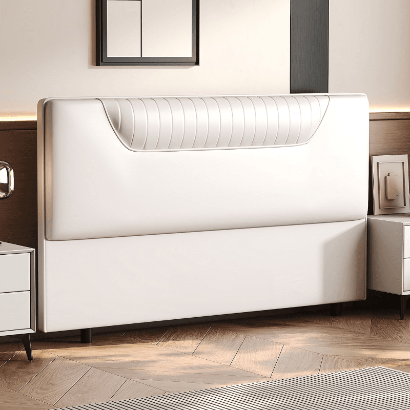 Simplistic Panel Headboard in Pine Wood with No Distressing, Rectangular Shape for King/Queen/Full Bed, Featuring Sponge Upholstery and Standard Height - image 6
