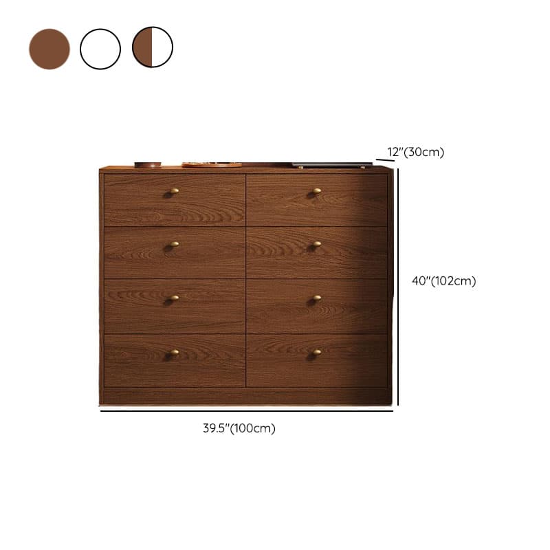 Simple Reclaimed Wood Double Dresser/Bachelor Chest with 8/6/4 Drawers in Horizontal/Vertical Orientation - image 16