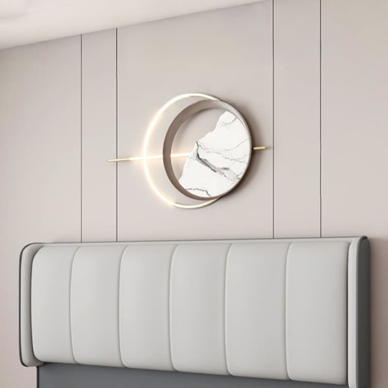 Modish Style Panel Headboard in Timber with No Distressing, Rectangle Shape for Full/Queen/Twin XL Bed, Featuring Sponge Upholstery and Standard Height - image 8