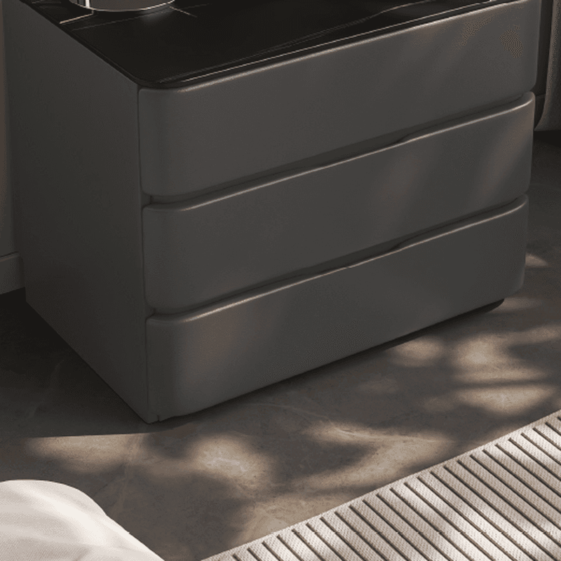 Art Deco Nightstand With Drawer Organization with 3 Drawers - image 15