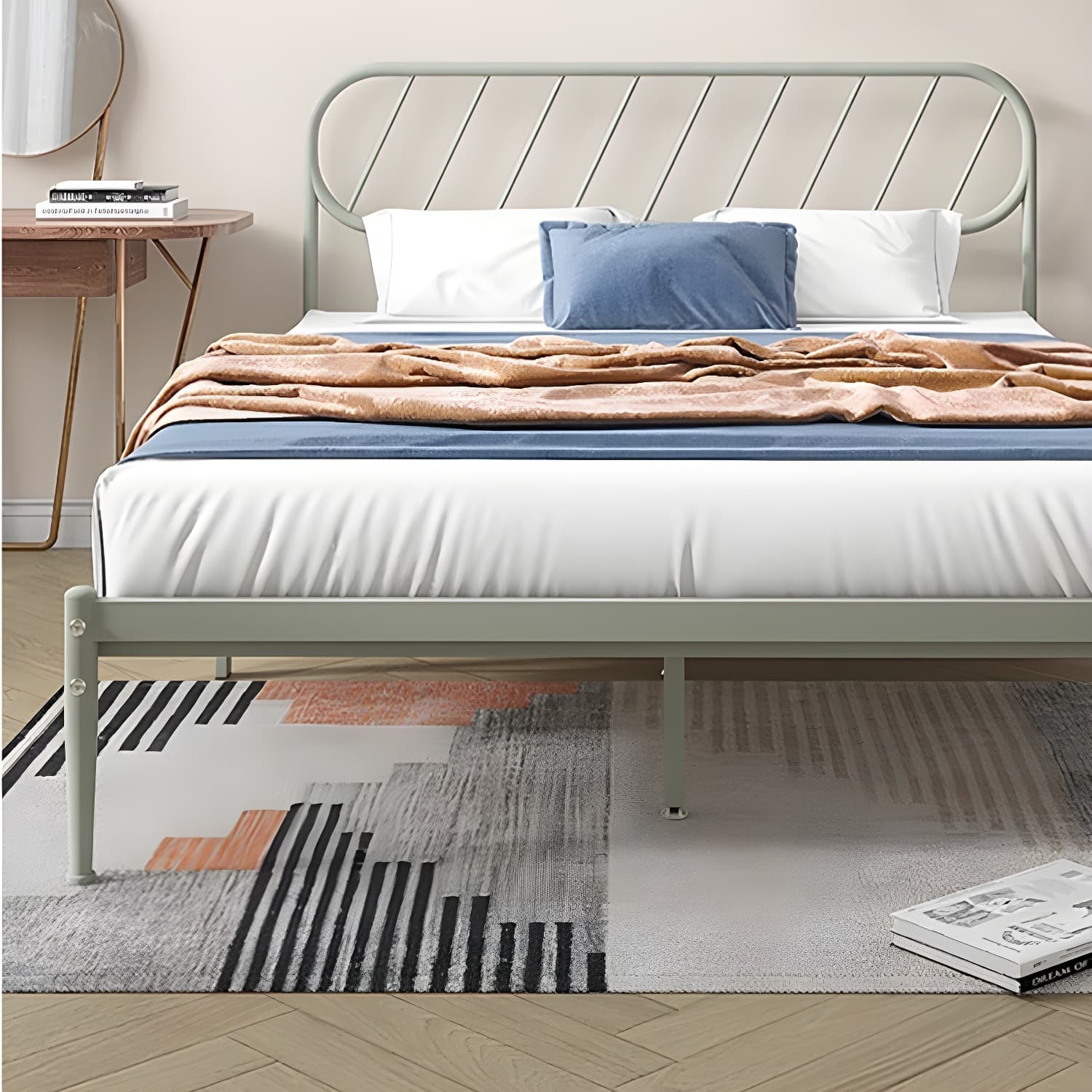 Modern Simple Style Open-Frame Panel with Metal Frame and Leg - image 13