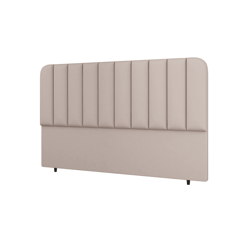 Simplistic Style Panel Headboard in Natural Wood with No Distressing, Rectangular Shape for Queen/Full/Twin XL Bed, Featuring Sponge Upholstery and Standard Height - image 5