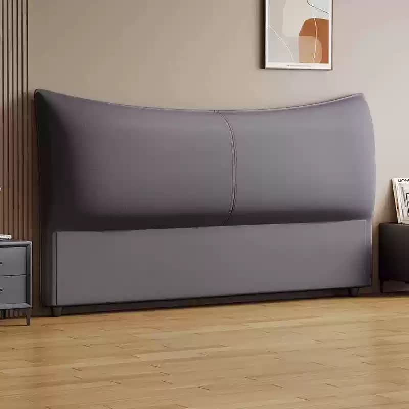 Modish Style Wingback Headboard in Pine Wood with No Distressing, Rectangle Shape for King/Queen/Full Bed, Featuring Sponge Upholstery and Standard Height - image 3