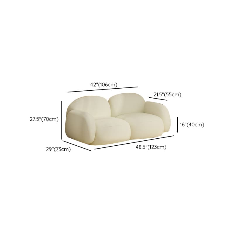 Grey/Green/Coffee Upholstered Cushioned Loveseat with Armrest Living Room - image 23