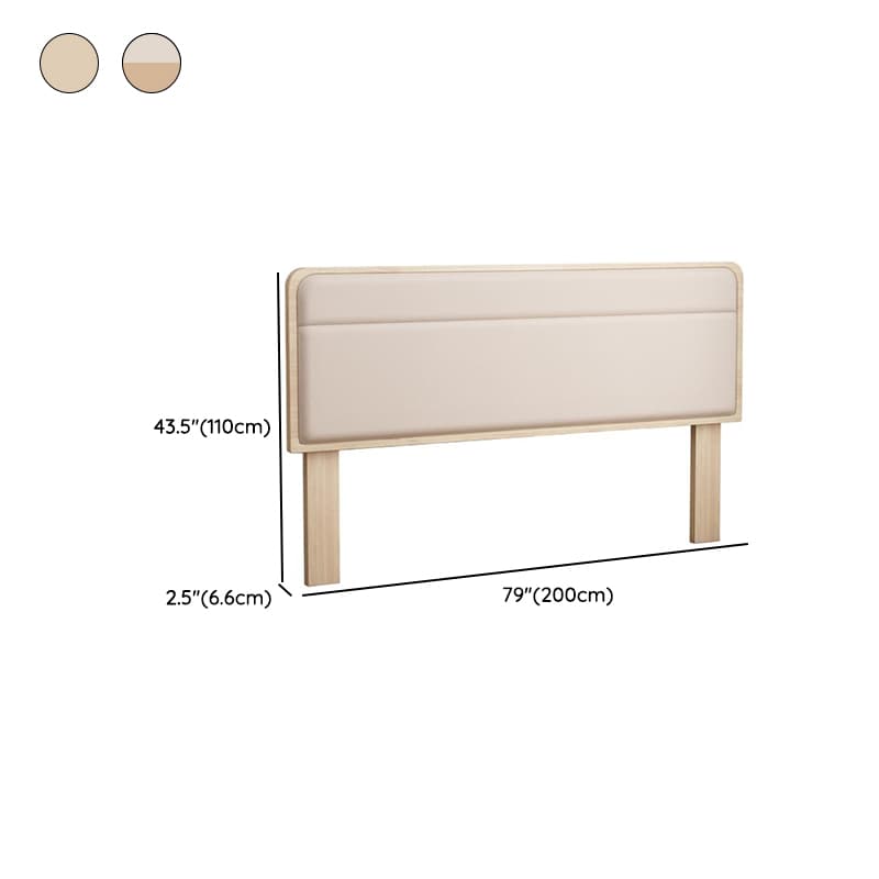 Trendy Full(54"W x 75"L)/Queen(60"W x 80"L)/King(76"W x 80"L) No Distressing Standard（36-55“） Rectangle Panel Headboard with Lumber Frame, Sponge Filling Included/Not Included - image 16