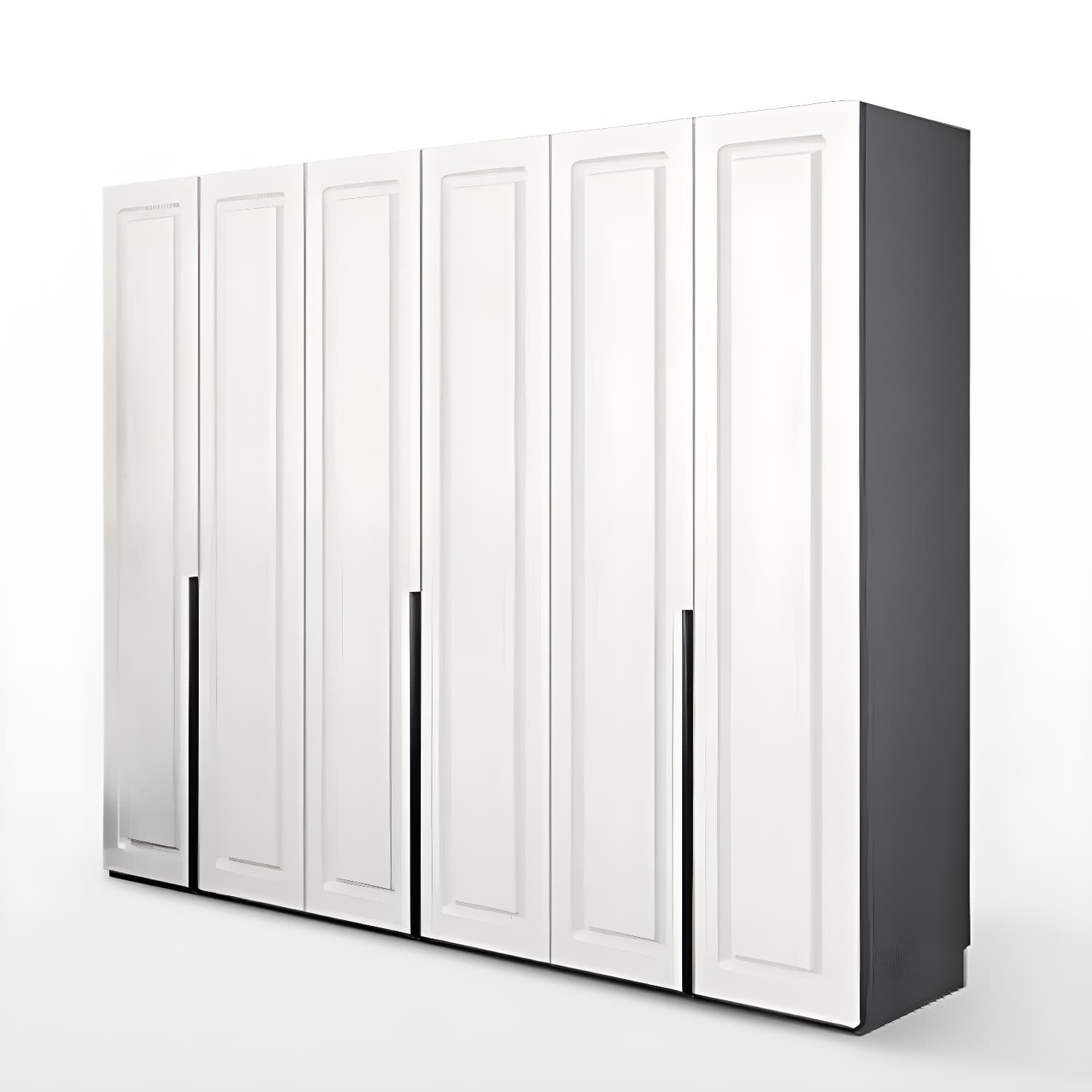 Modern Style Wooden Wardrobe Soft Close Door Wardrobe Closet with Drawer - image 6
