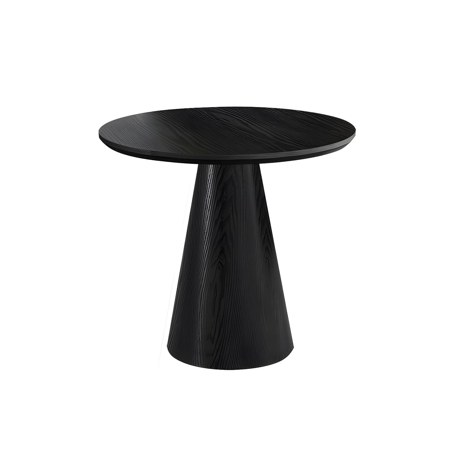 Scandinavian Pedestal Coffee Table Set Round Wooden Coffee Table for Living Room