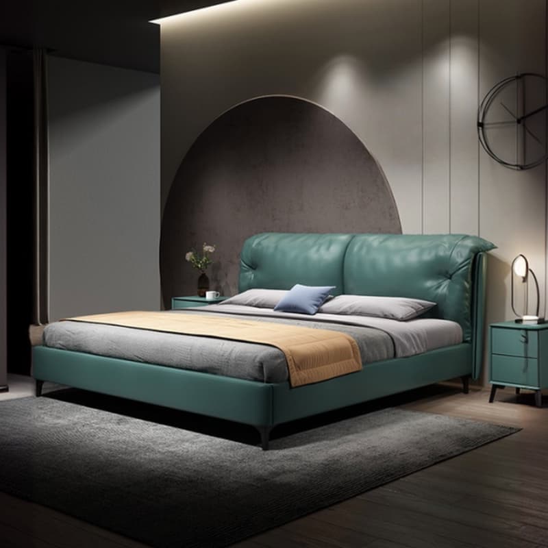 Lime Green Solid Color Timber Storage Bed/Platform Bed for Living Room - image 3