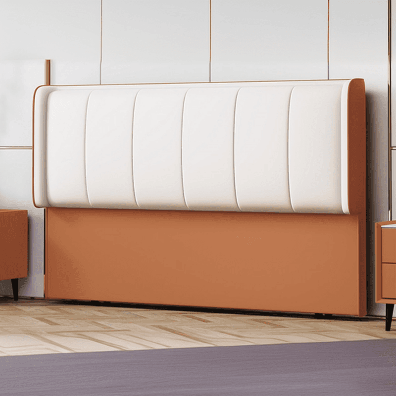 Modish No Distressing Timber Panel Headboard with Rectangle Shape for Full/Queen/Twin Bed, Featuring Sponge Upholstery and Standard Height - image 6