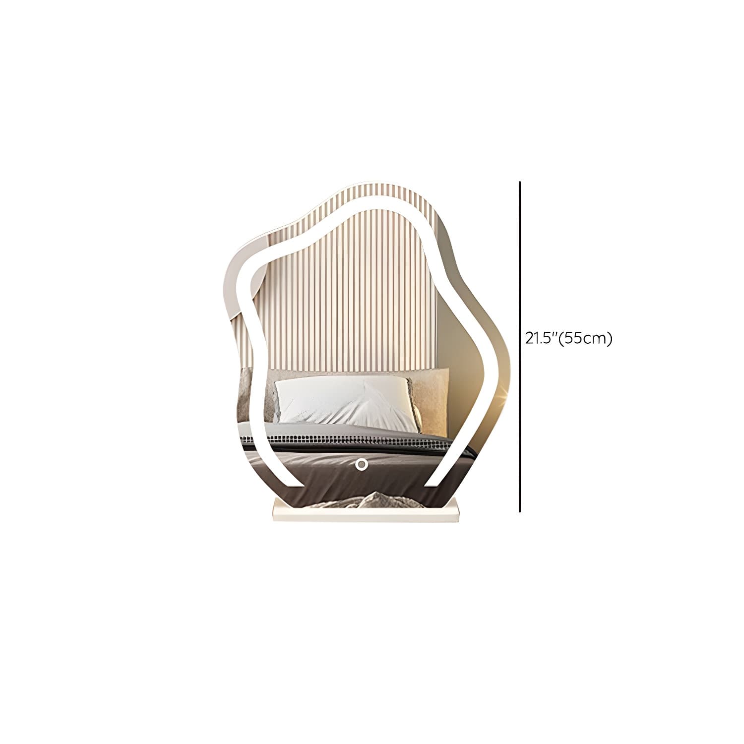 Contemporary Lighted Mirror Makeup Vanity Desk in Wood Vanity Dressing Table Set - image 14