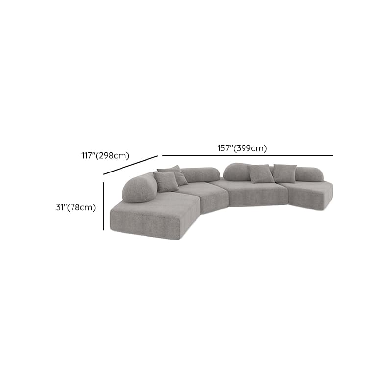 L-Shape/Straight Sofa/Corner Sectional with Left/Horizontal Orientation and Button-tufted Detail - image 7