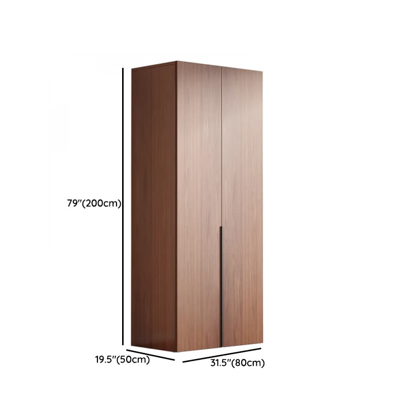 Sepia Minimalist Lumber Independent Cabinet Armoire with Soft Close Door, Interior Shelves, and Hanging Rod - image 16