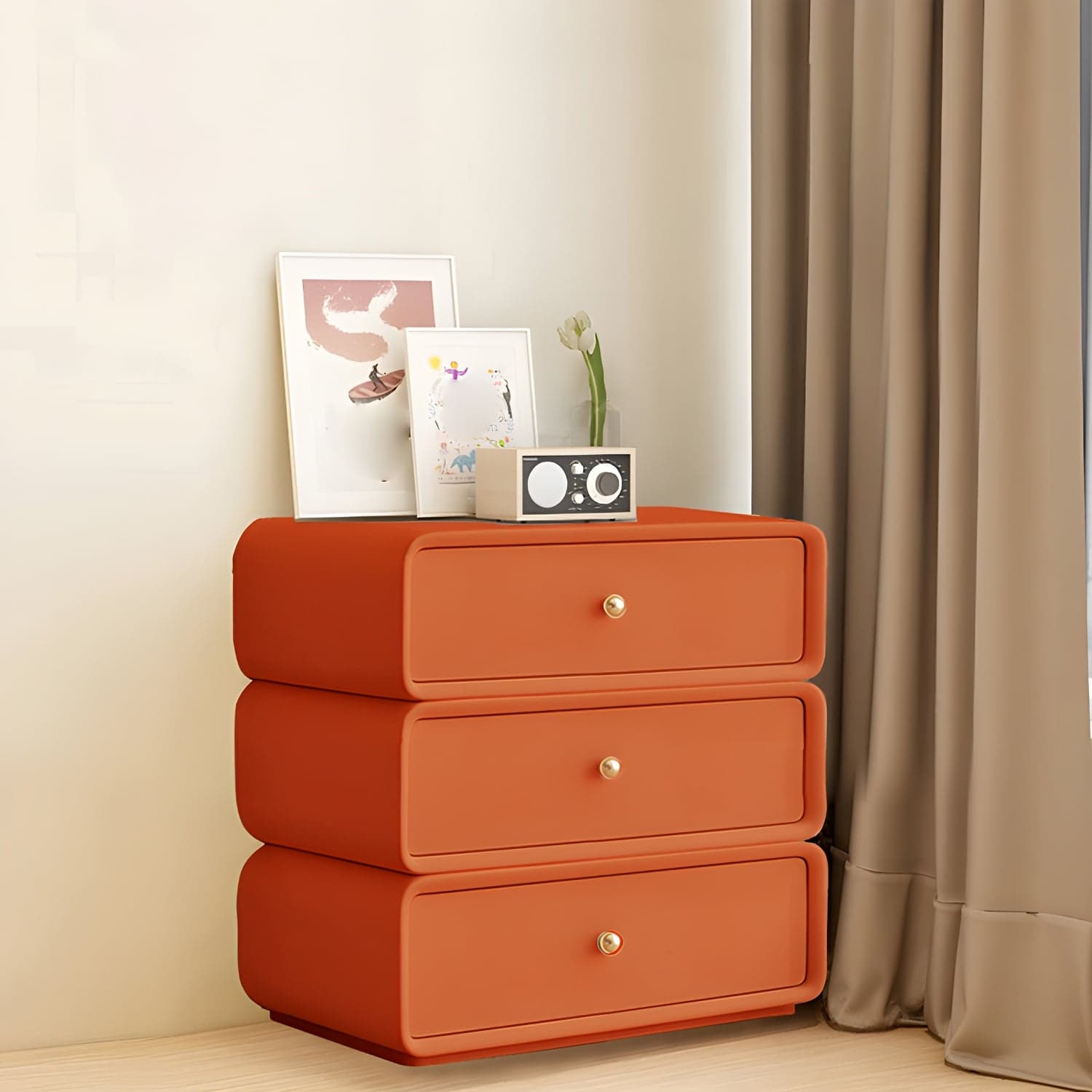 Modern Light Wood Dressers with Solid Wood Construction and Soft-Close Drawers - image 8