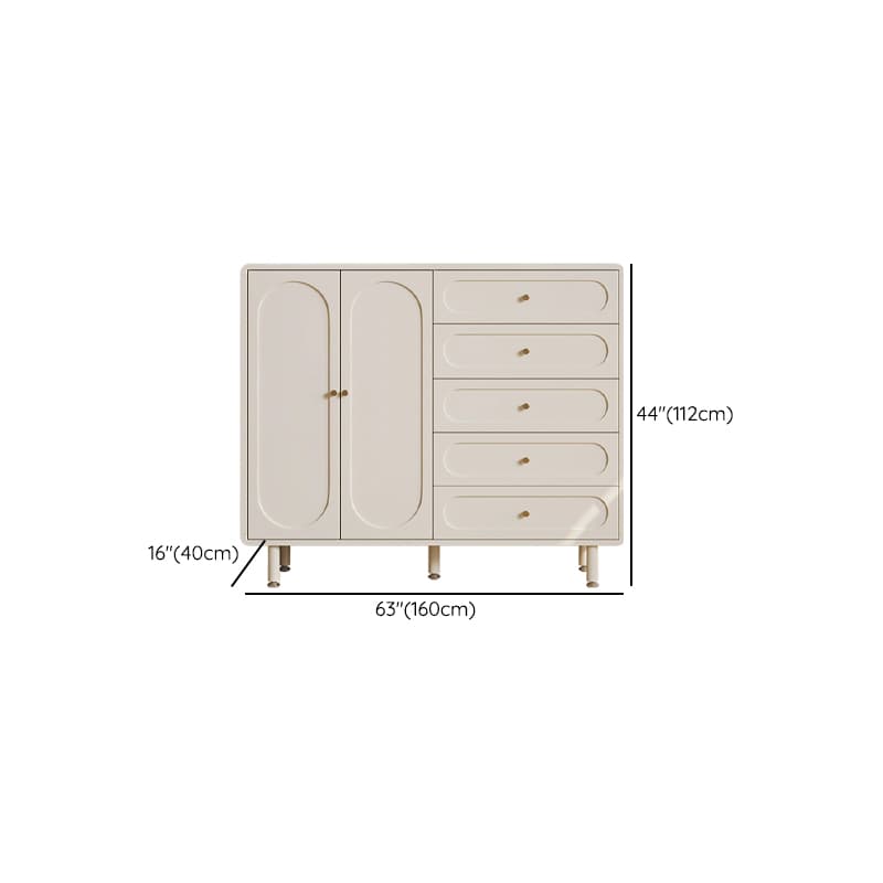 Contemporary Parlor Combo Dresser with 3 Interior Shelves - image 15