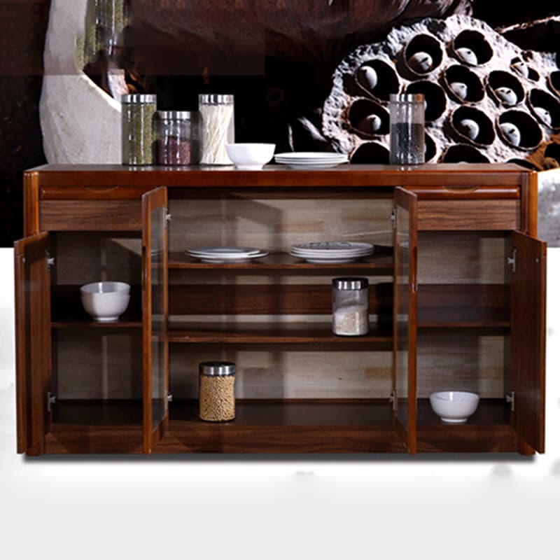 Vintage Style Wood Buffet Sideboard with Cabinets and Drawers - image 12