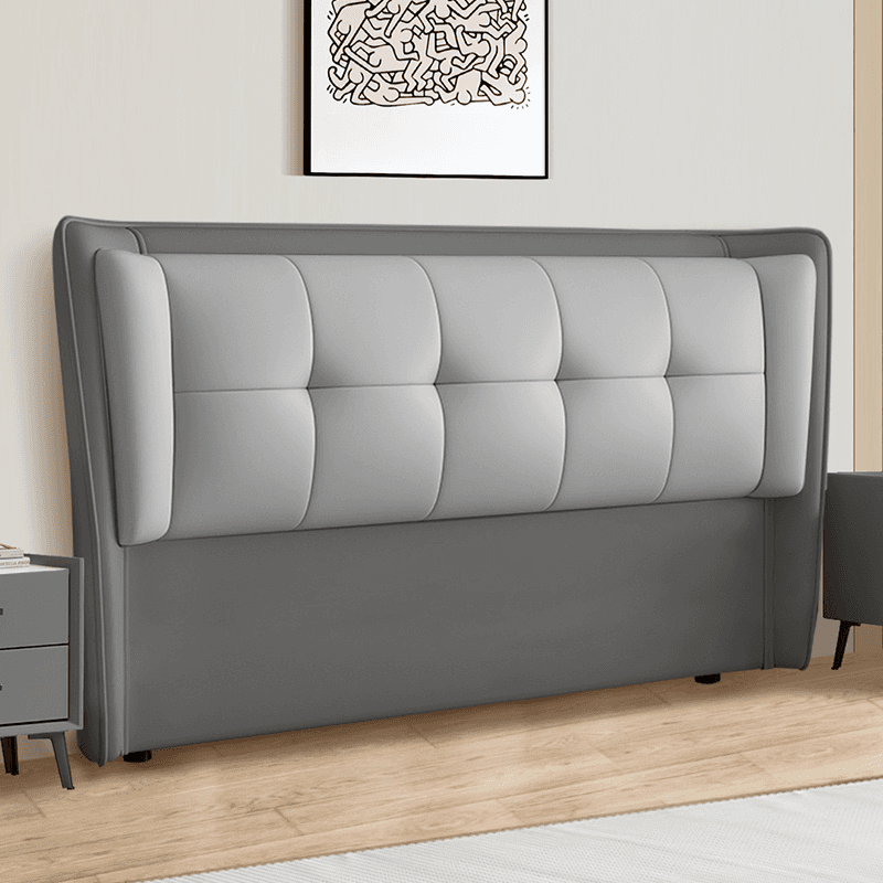 Standard（36-55“） Free-standing Standard Rectangular Full(54"W x 75"L) Stitch-tufted Wingback Headboard with Timber Frame and Sponge Filing - image 3