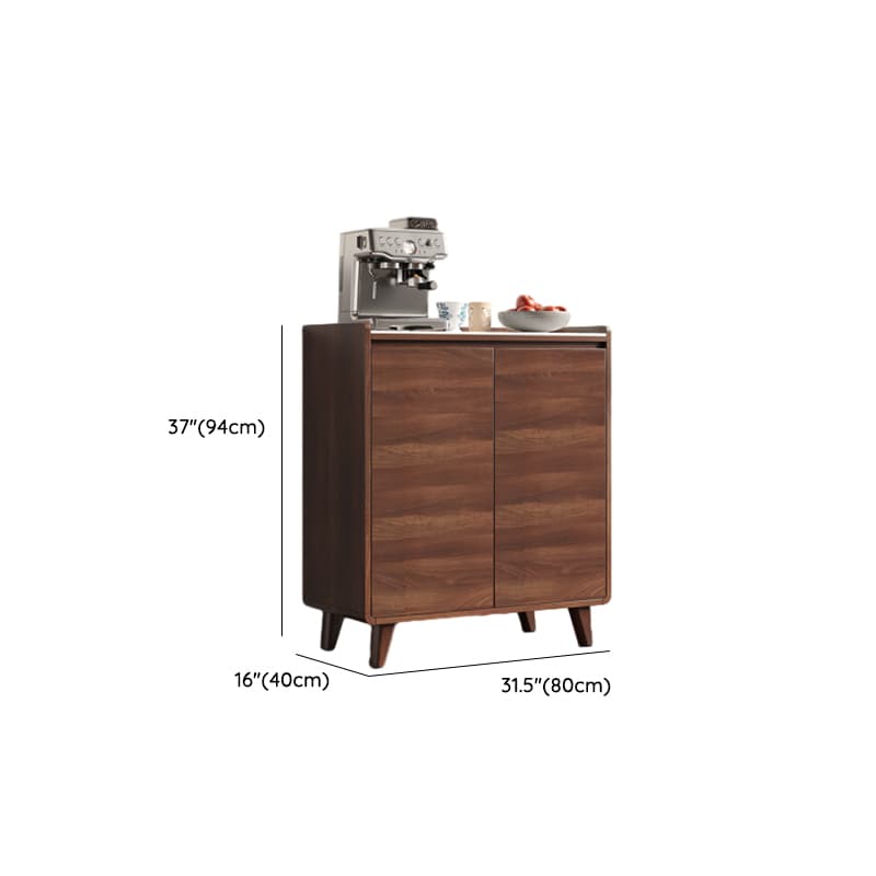 3 Drawers & 2 Doors/3 Doors/4 Doors Standard/Narrow Sintered Stone Sideboard with Drawers & Adaptable Shelf, Cocoa - image 8