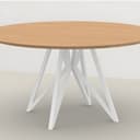 Color Natural Wood/White