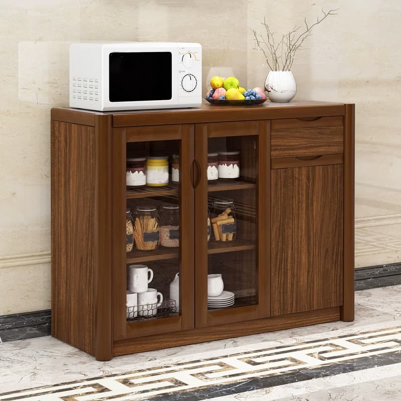 Vintage Style Wood Buffet Sideboard with Cabinets and Drawers - image 5