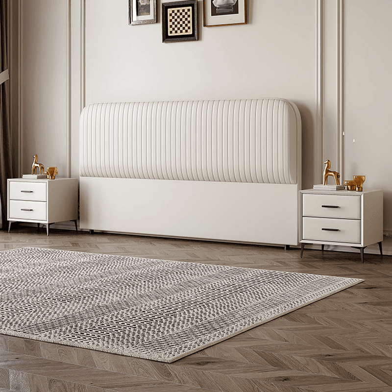 Standard（36-55“） Free-standing Standard Rectangle Full(54"W x 75"L)/Twin(38"W x 75"L) Panel Headboard With Legs, Sponge Filing and Lumber Frame - image 10