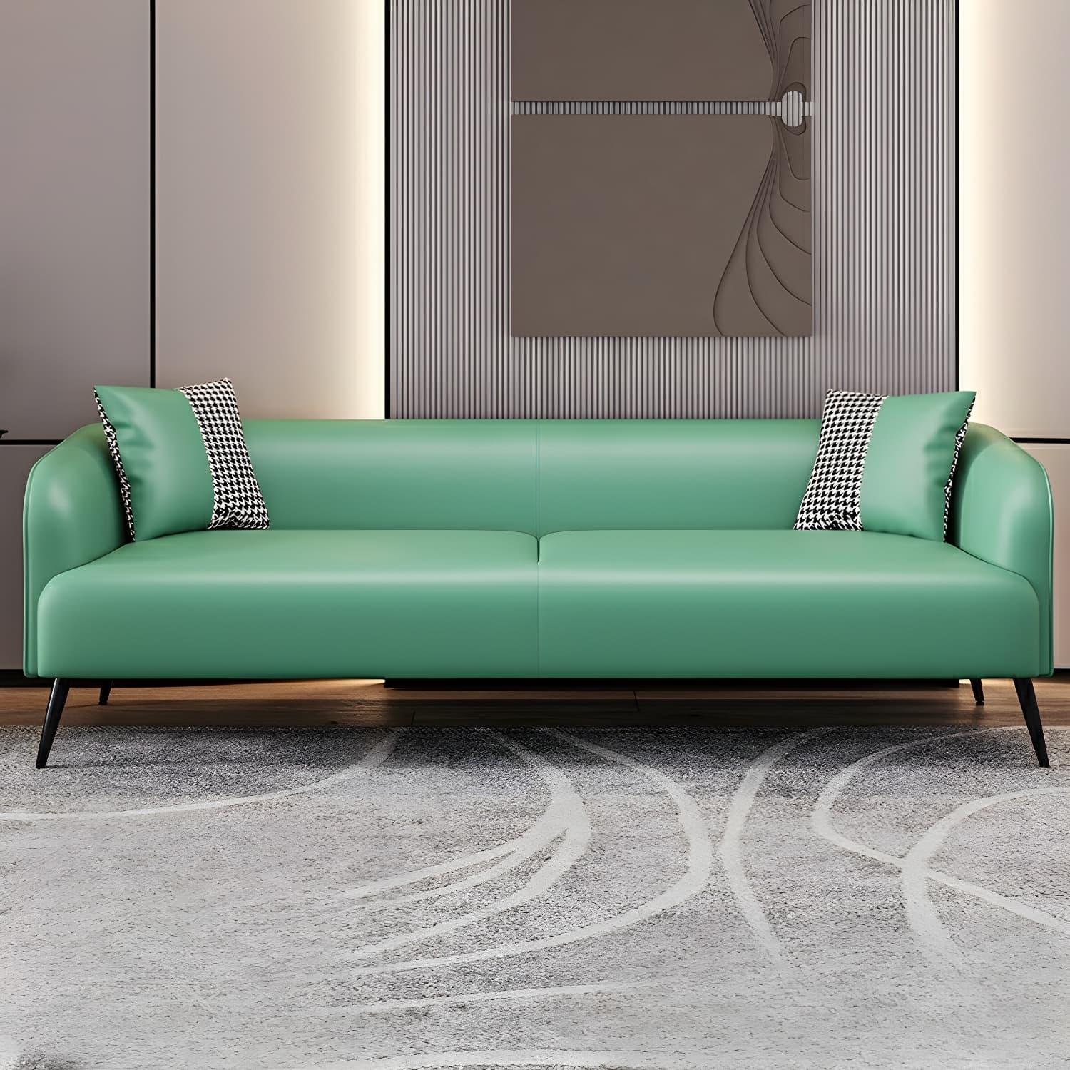 3-Seater Modern 69" L Standard Sofa with Tight Back for Living Room - image 5
