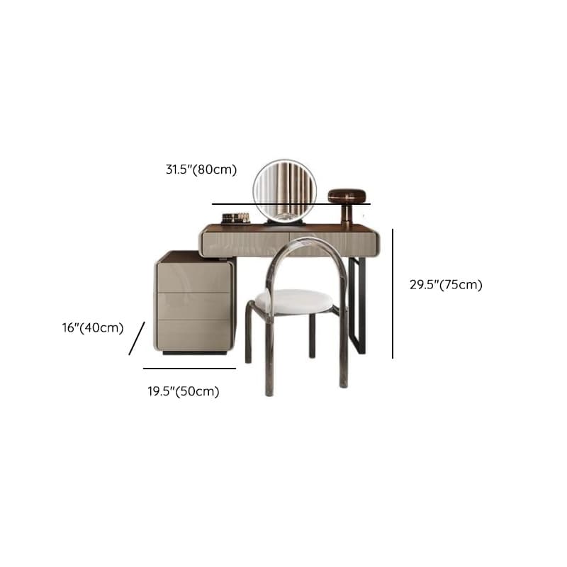 Multi-Purpose Vanity Set with Lighting, Scalable Telescopic Design, Push-Pull 2-in-1 Vanity, Adjustable Touch and Brightness - image 13